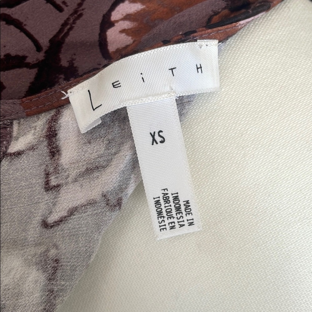 Leith Floral Long Sleeve Dress Size XS - Picture 7 of 8